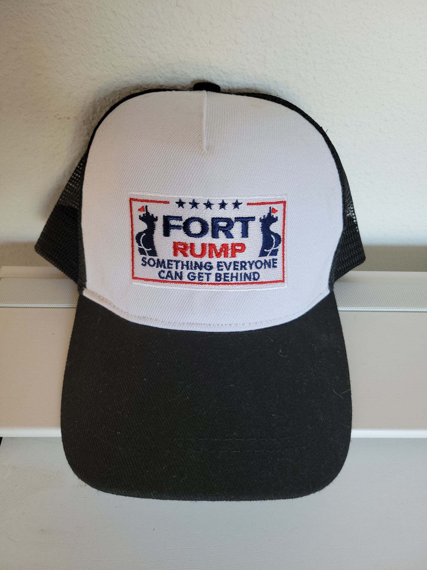Fort Rump Black Snapback Hat