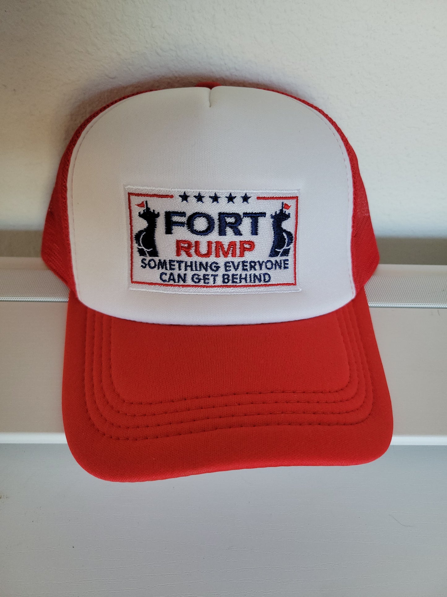 Fort Rump Trucker Hat Red